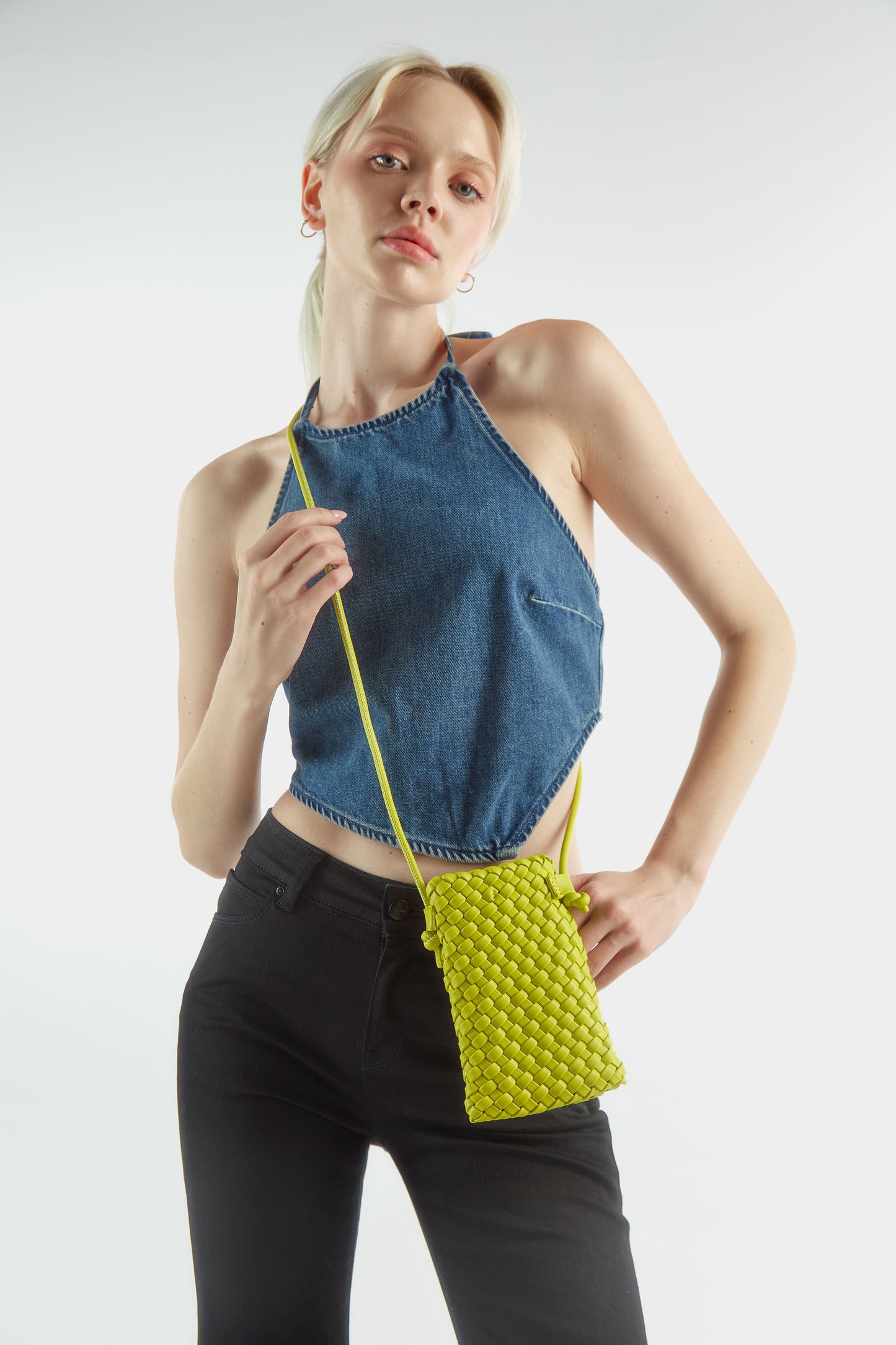PASSPORT & PHONE BAG (PP BAG) - LIME