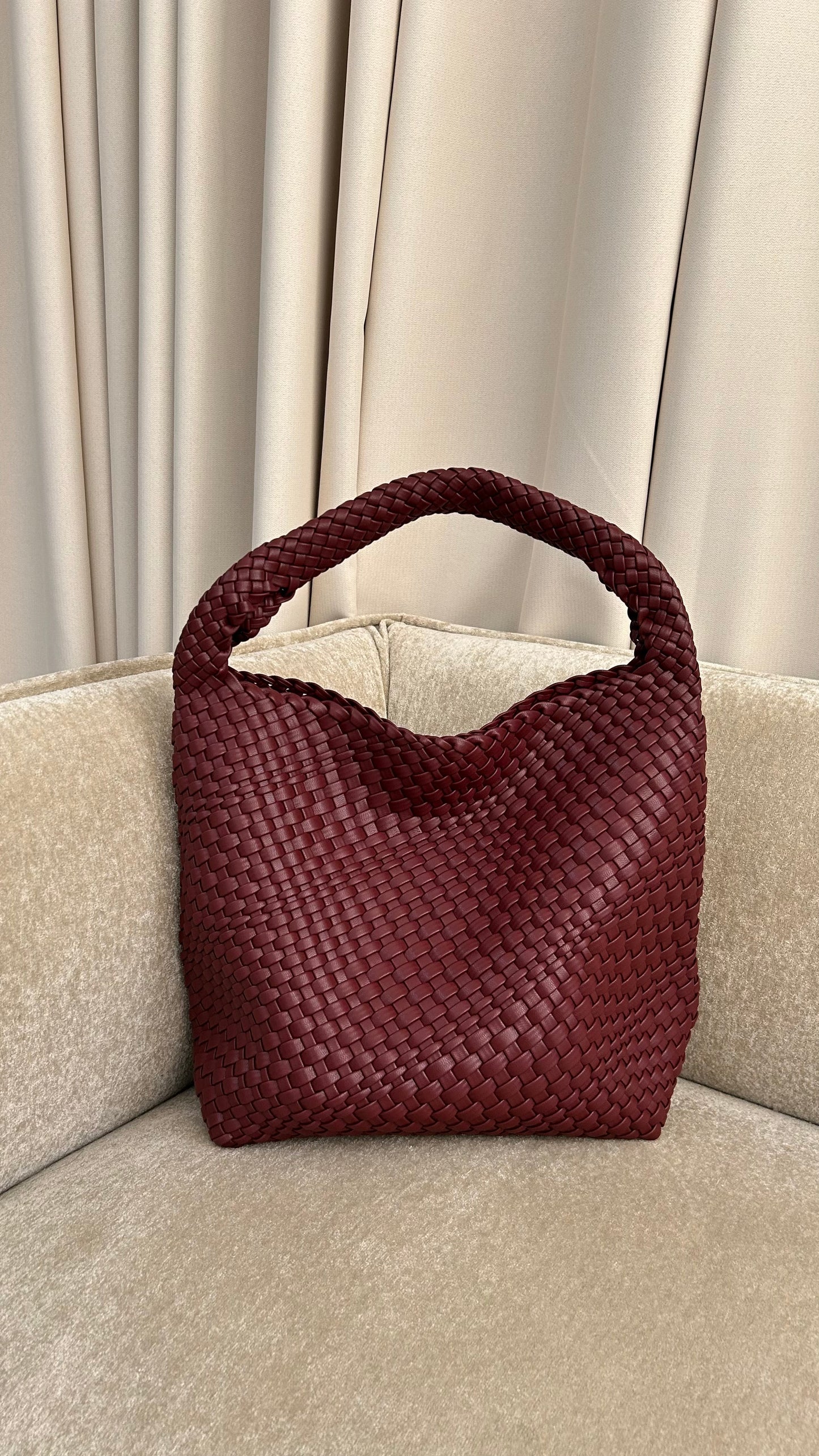 PIPER TOTE - BURGUNDY