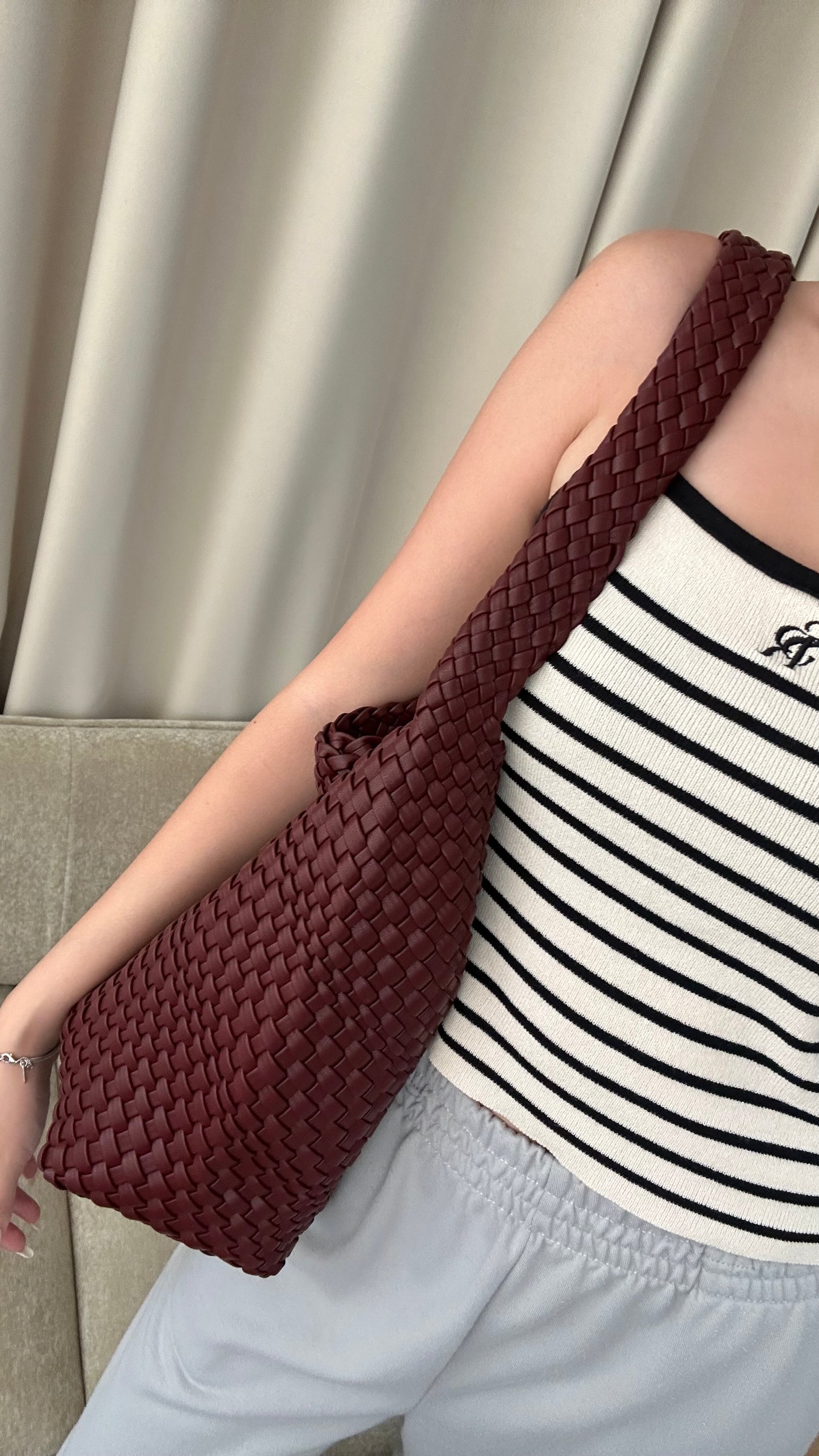 PIPER TOTE - BURGUNDY