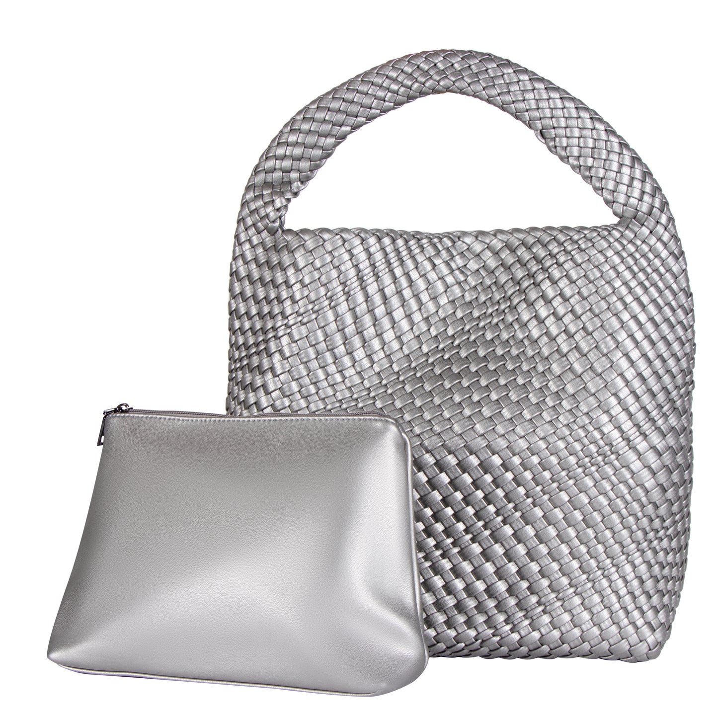 PIPER TOTE - SILVER