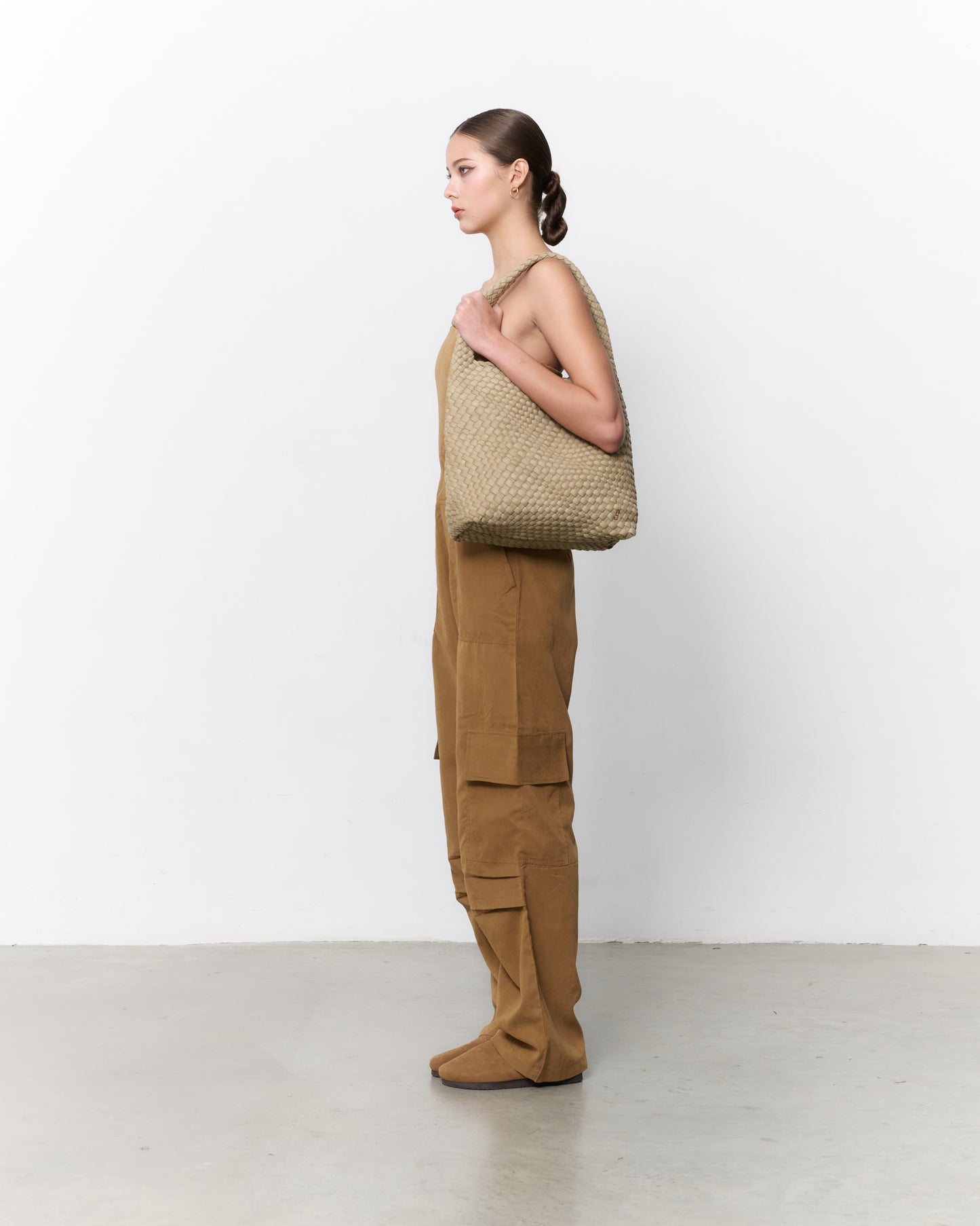 PIPER SUEDE TOTE BAG - TAUPE