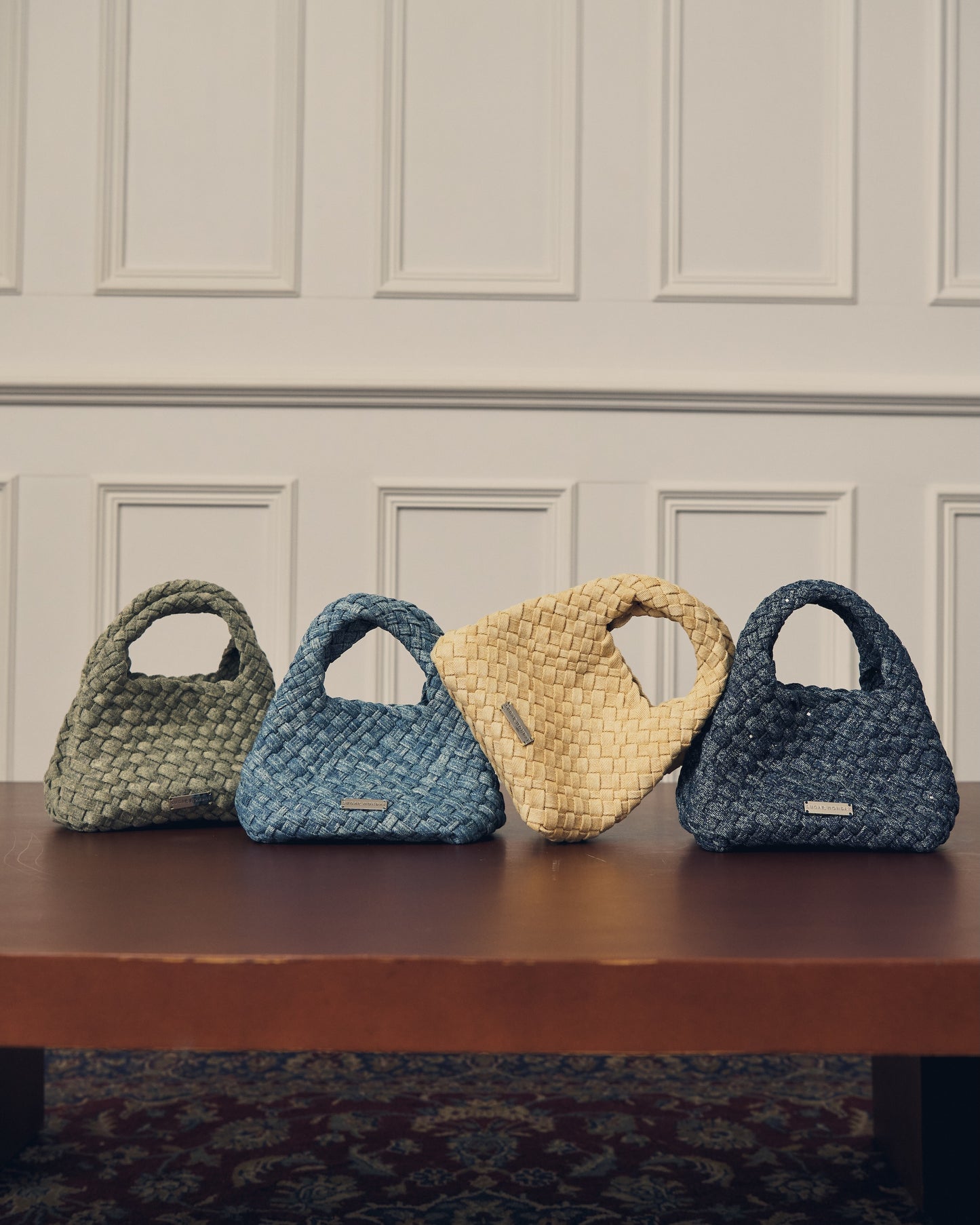 MINI MAY BAG - GLITTER DENIM