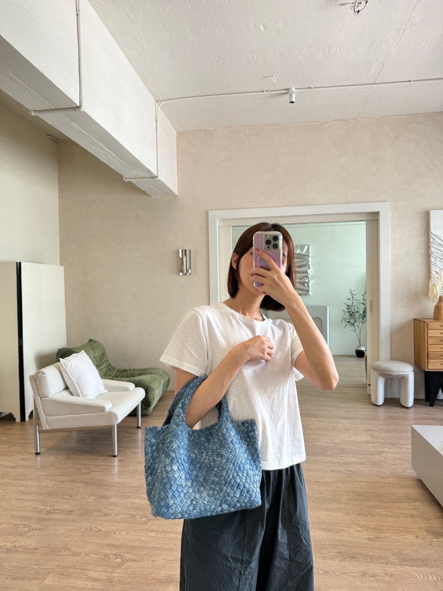 PUN PUN HANDBAG - Denim