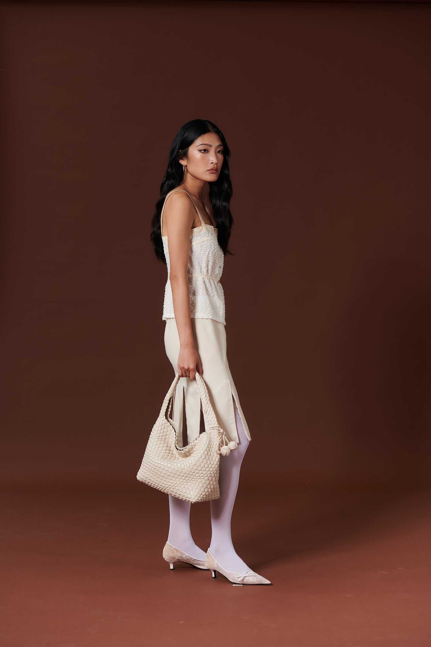 POPPY SHOULDER BAG - BEIGE