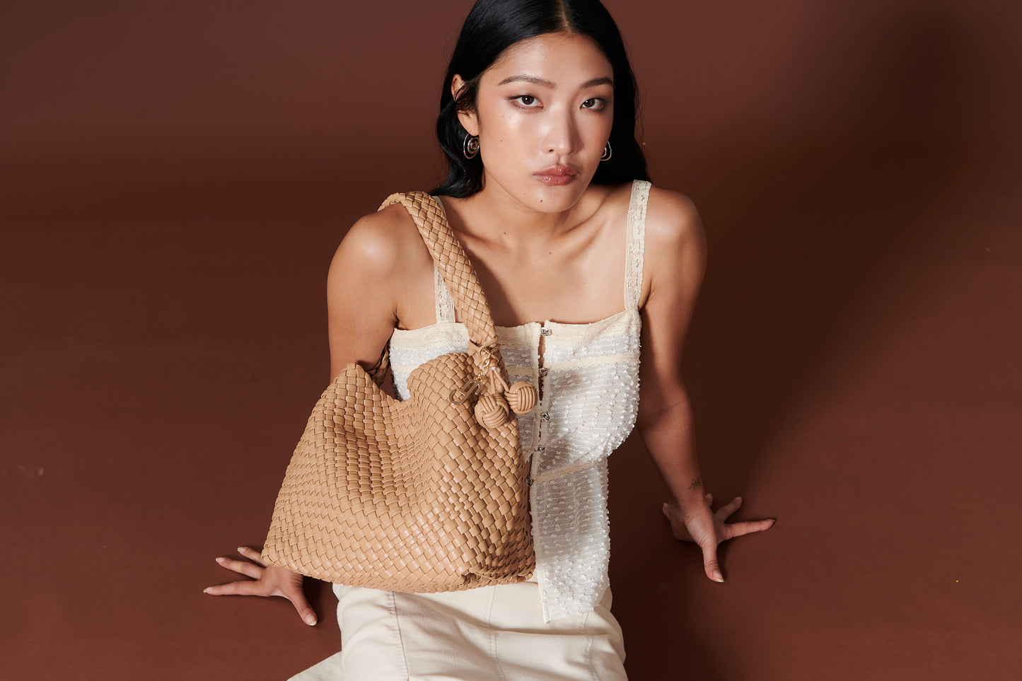 POPPY SHOULDER BAG - KHAKI
