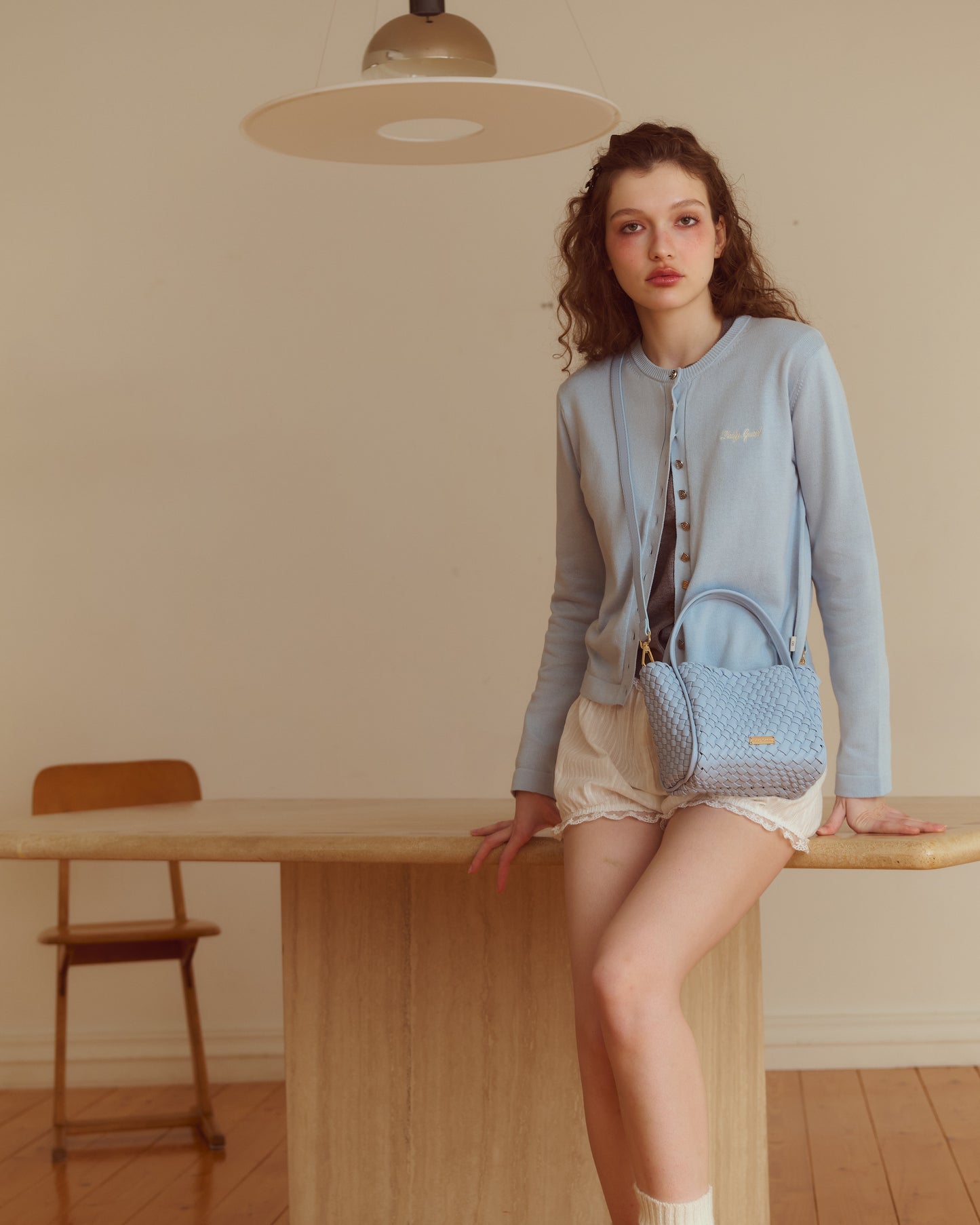 PAIGE HANDBAG - LIGHT BLUE