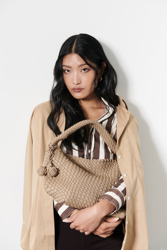 POPPY SHOULDER BAG - TAUPE