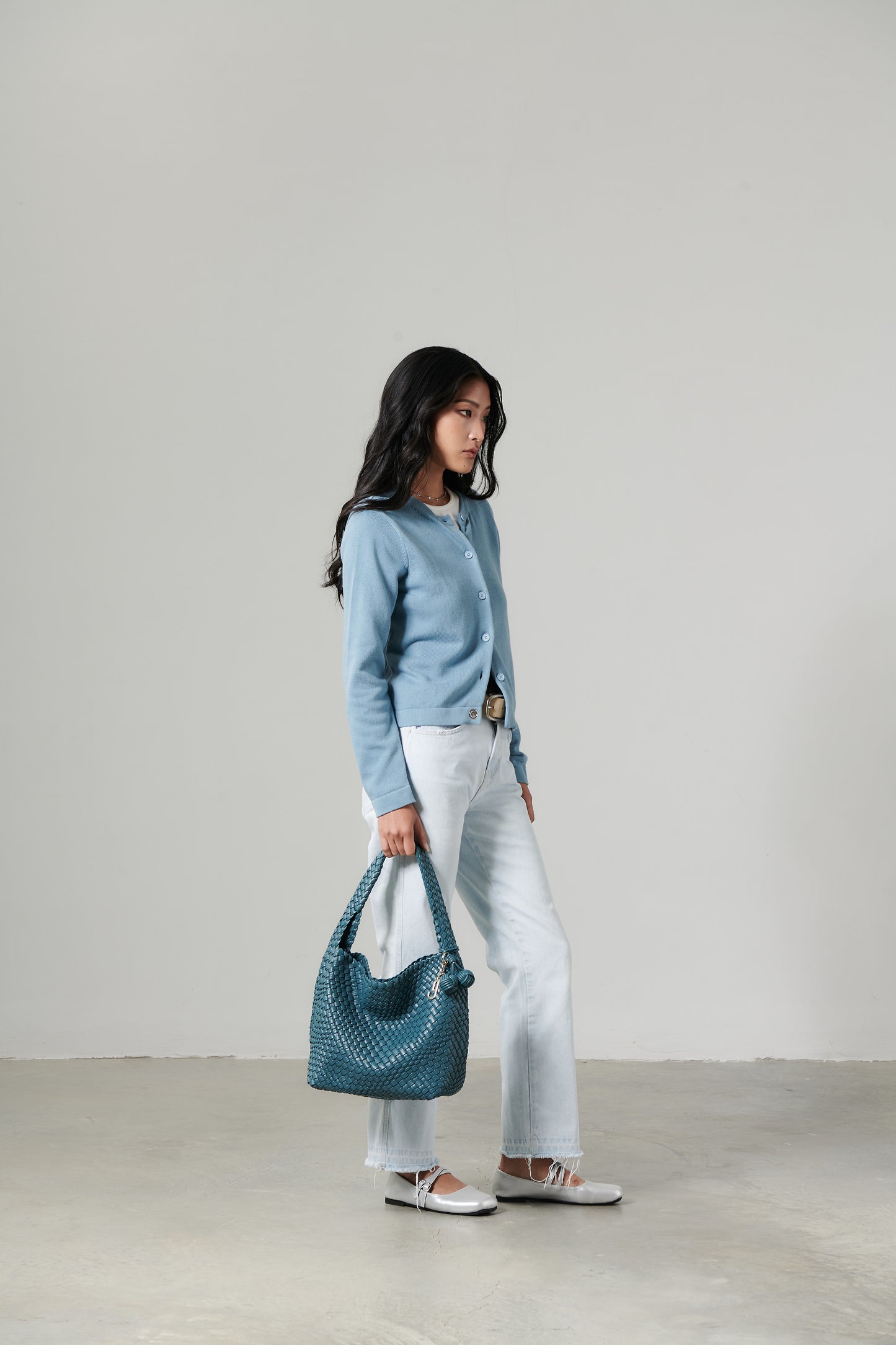 POPPY SHOULDER BAG - BLUE
