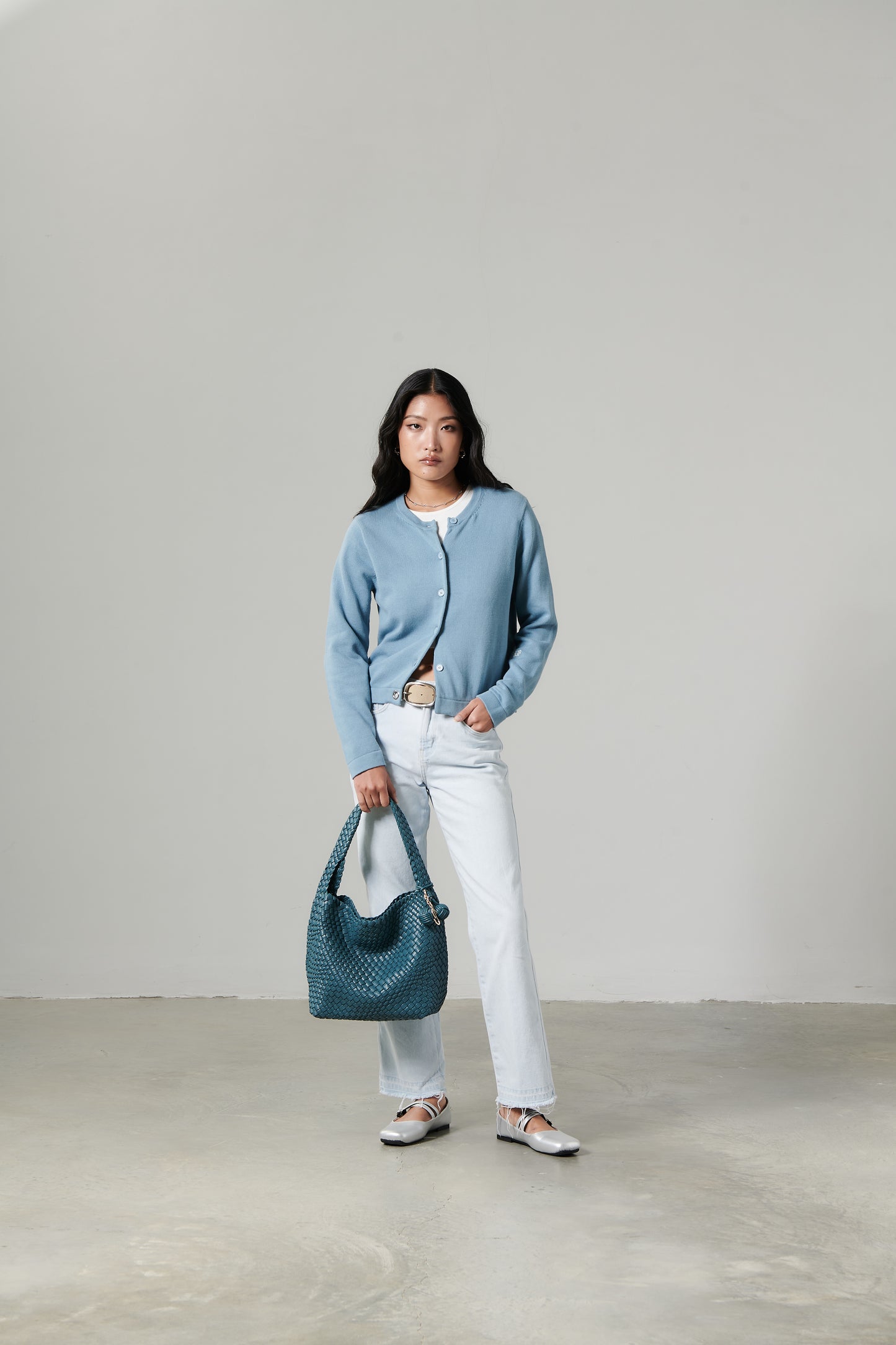 POPPY SHOULDER BAG - BLUE