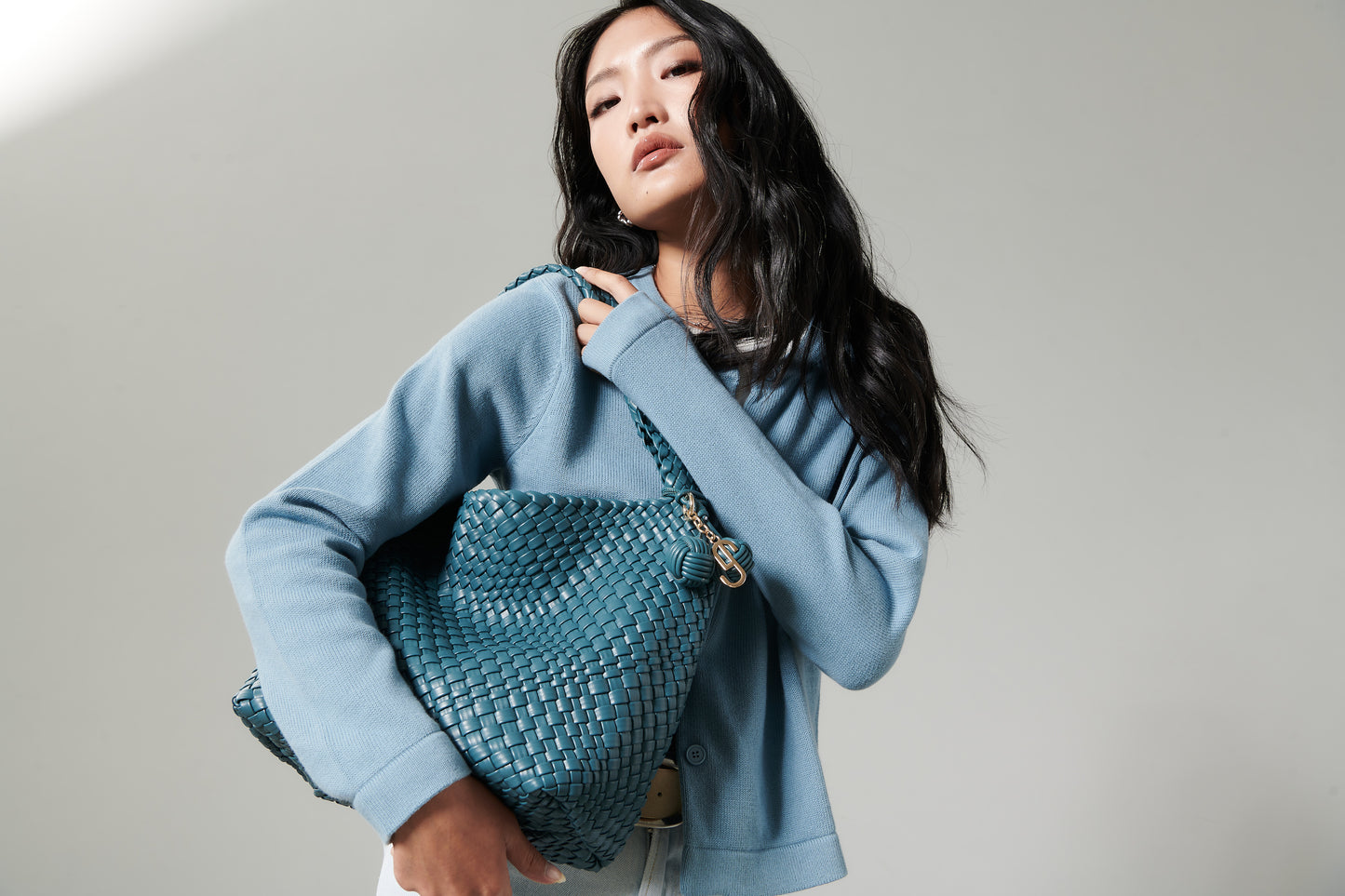 POPPY SHOULDER BAG - BLUE