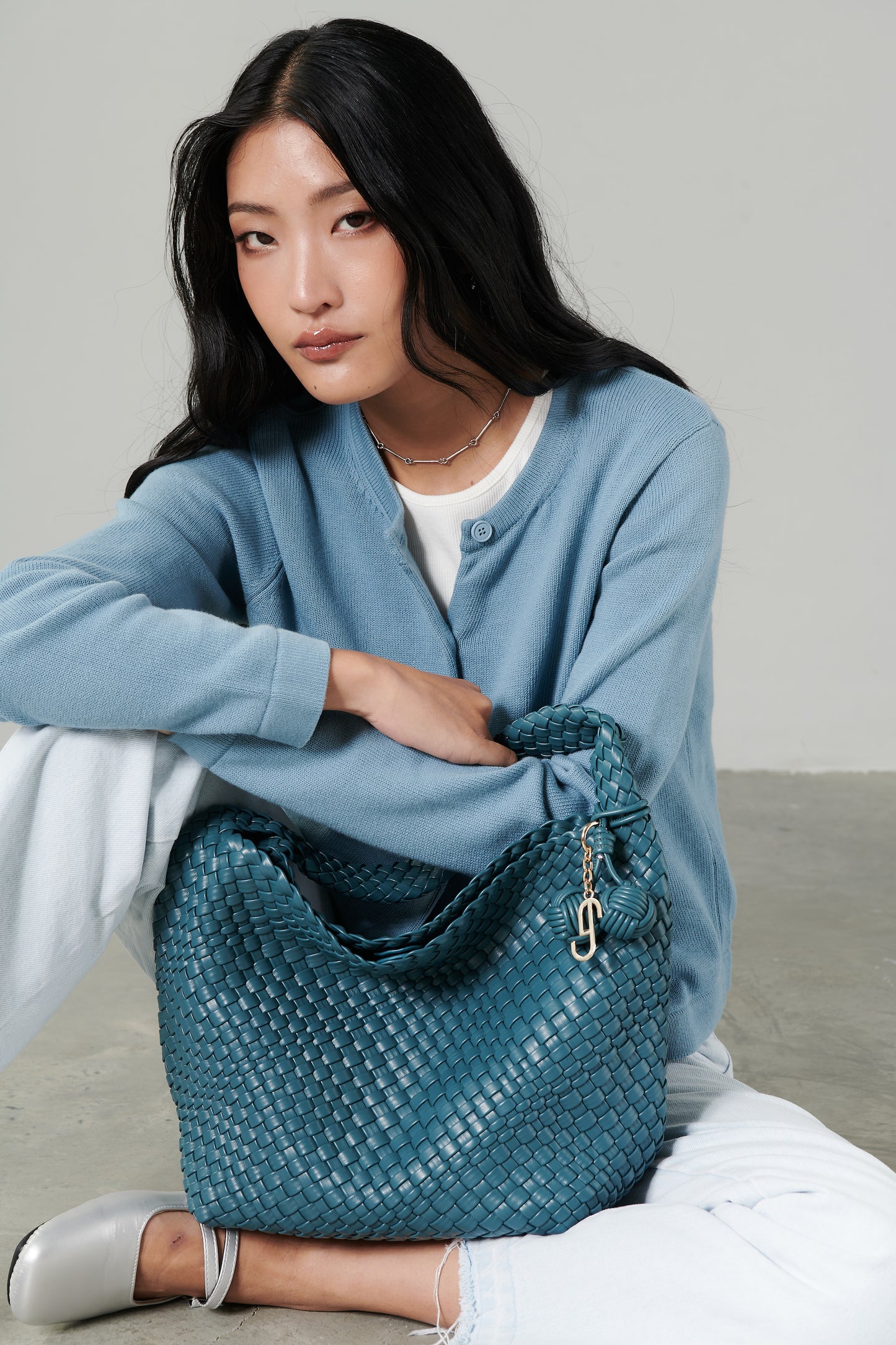 POPPY SHOULDER BAG - BLUE