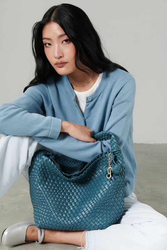 POPPY SHOULDER BAG - BLUE