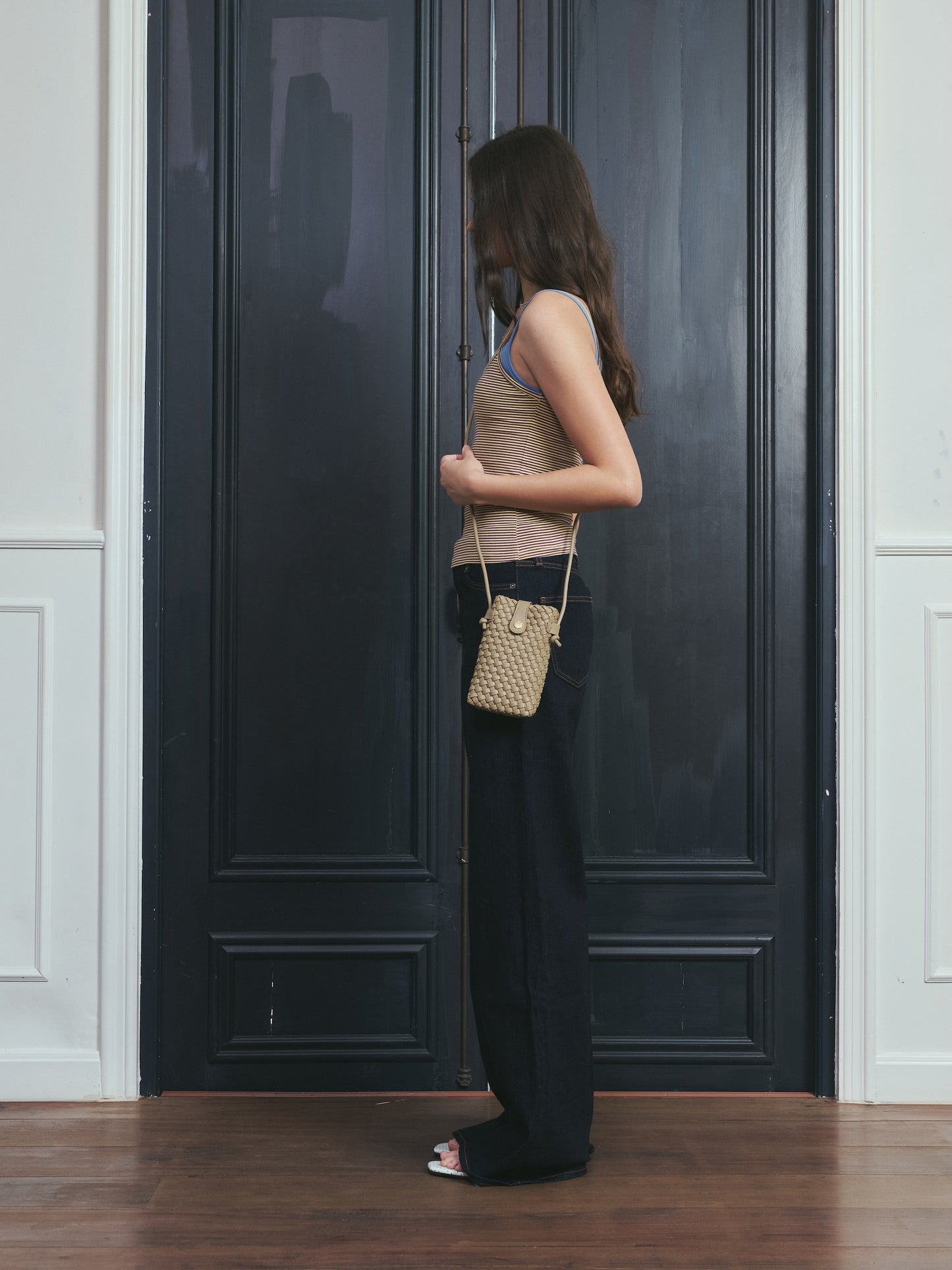 NOVA PHONE BAG - TAUPE
