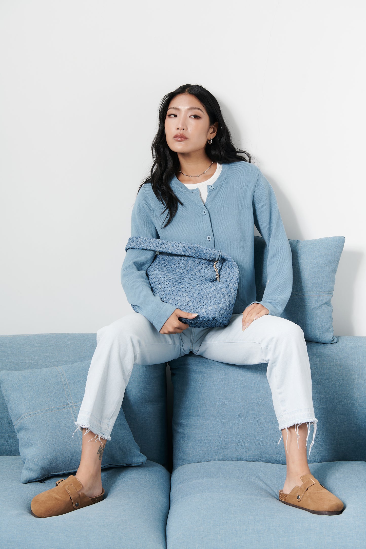 POPPY SHOULDER BAG - DENIM