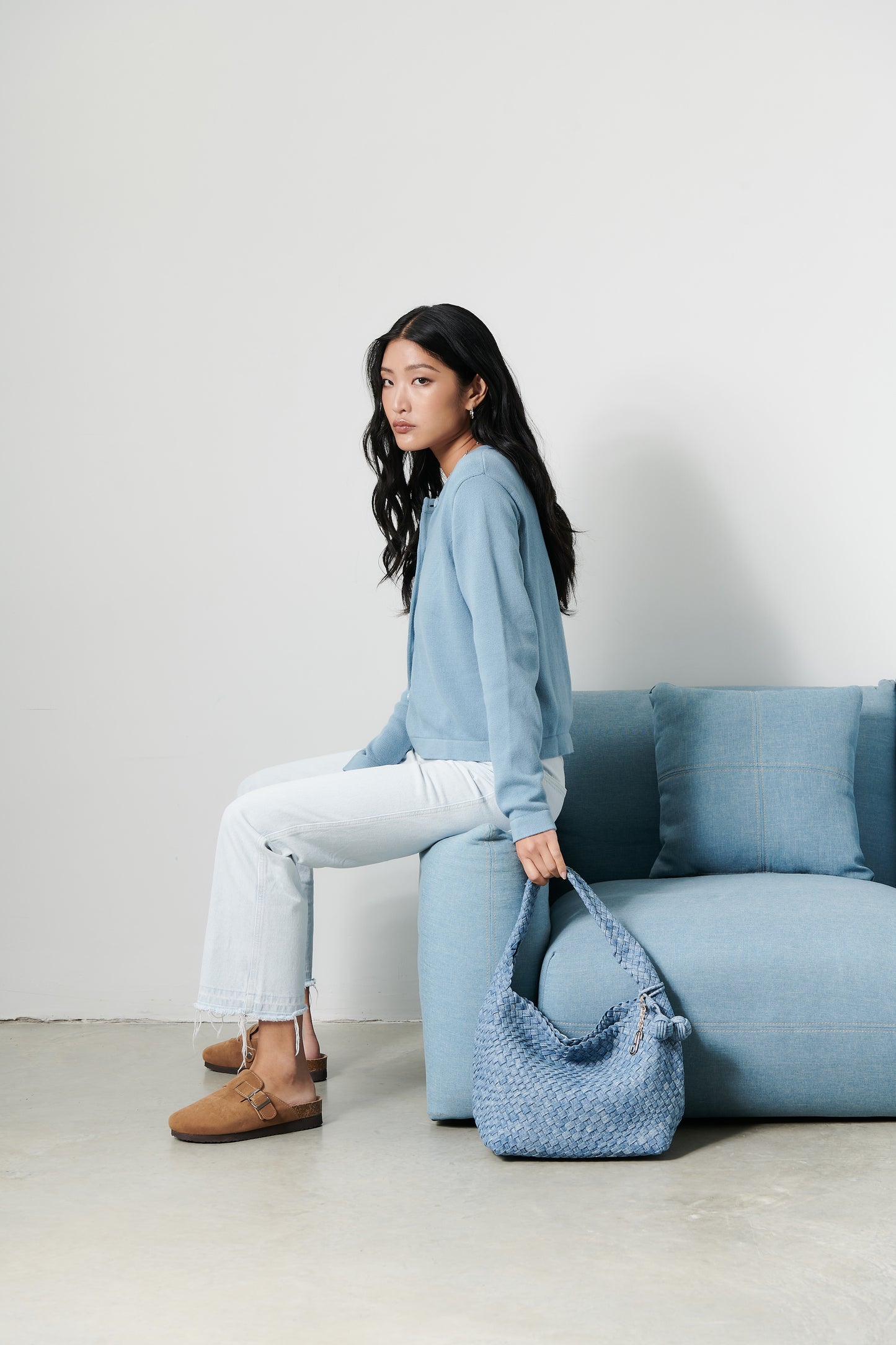 POPPY SHOULDER BAG - DENIM