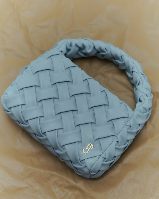 MINI PARIS HANDBAG - LIGHT BLUE
