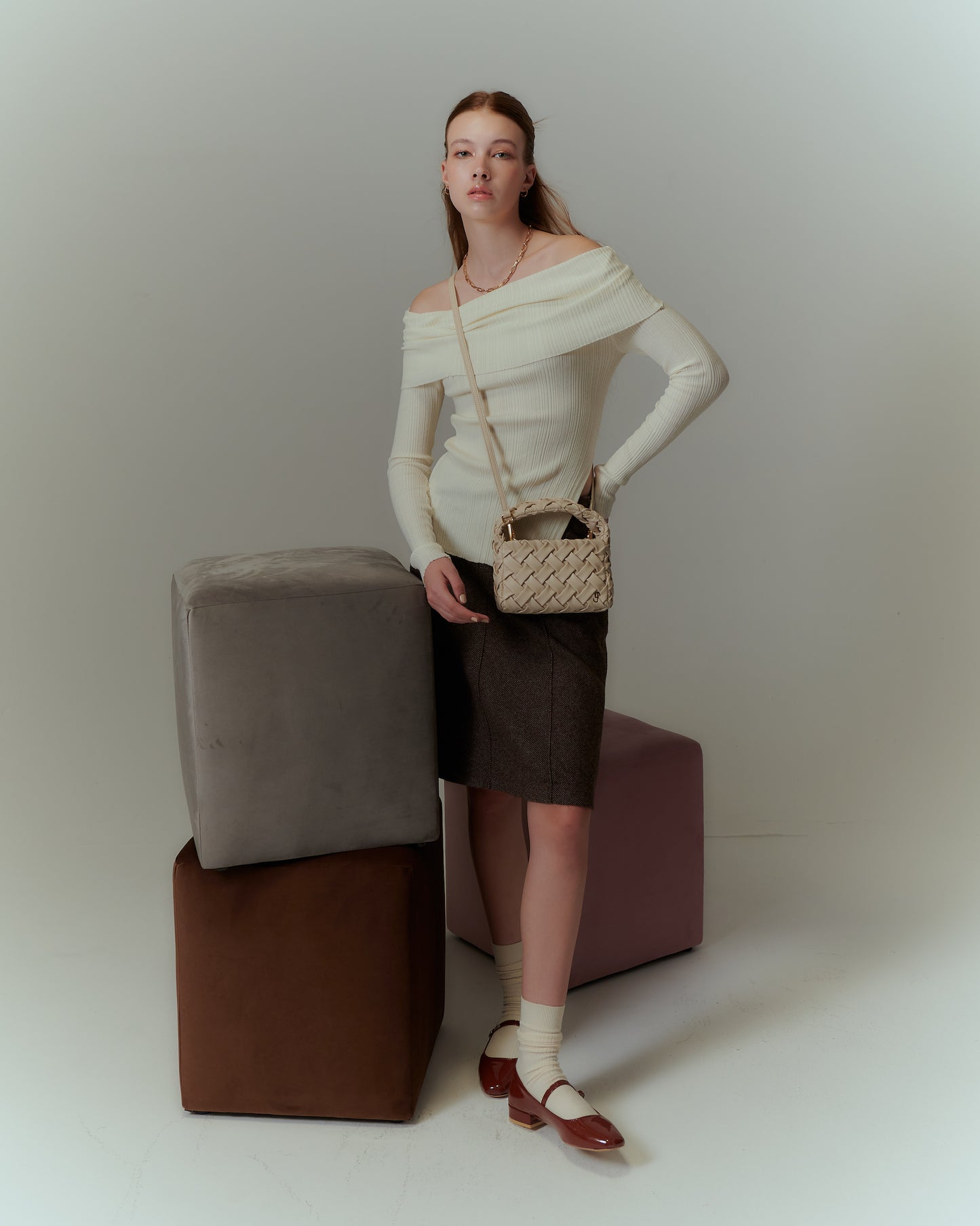 MINI PARIS HANDBAG - BEIGE