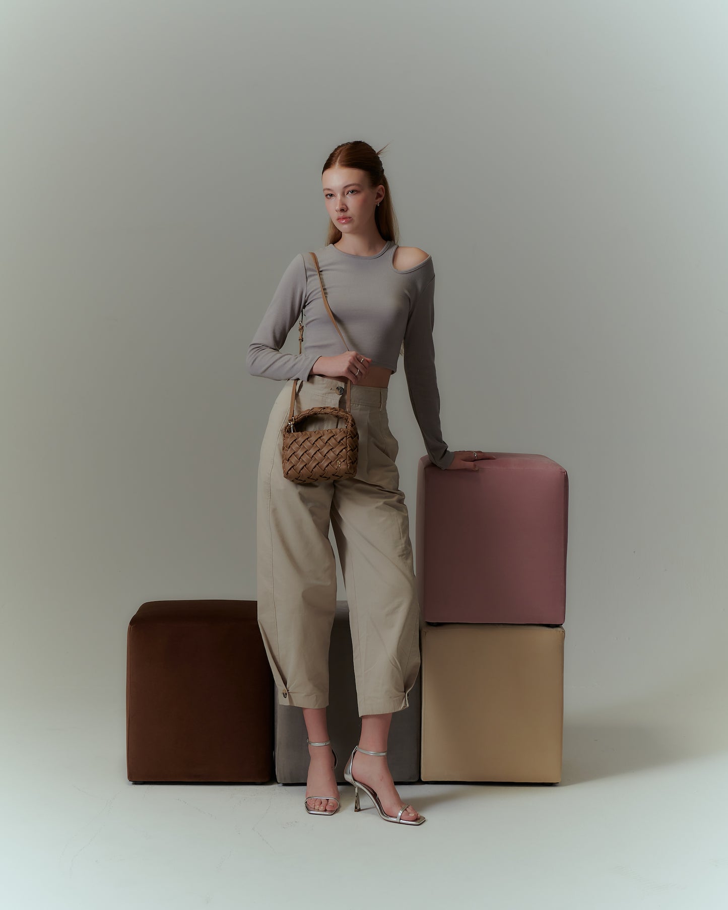 MINI PARIS HANDBAG - BROWN