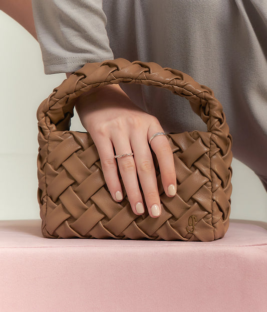 MINI PARIS HANDBAG - BROWN