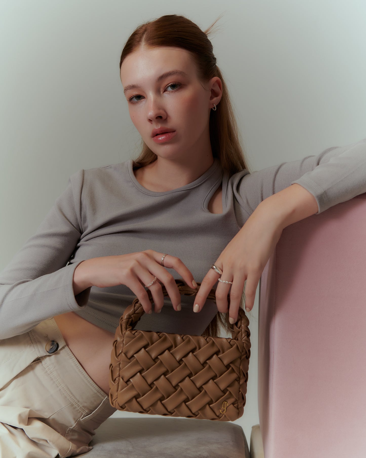 MINI PARIS HANDBAG - BROWN