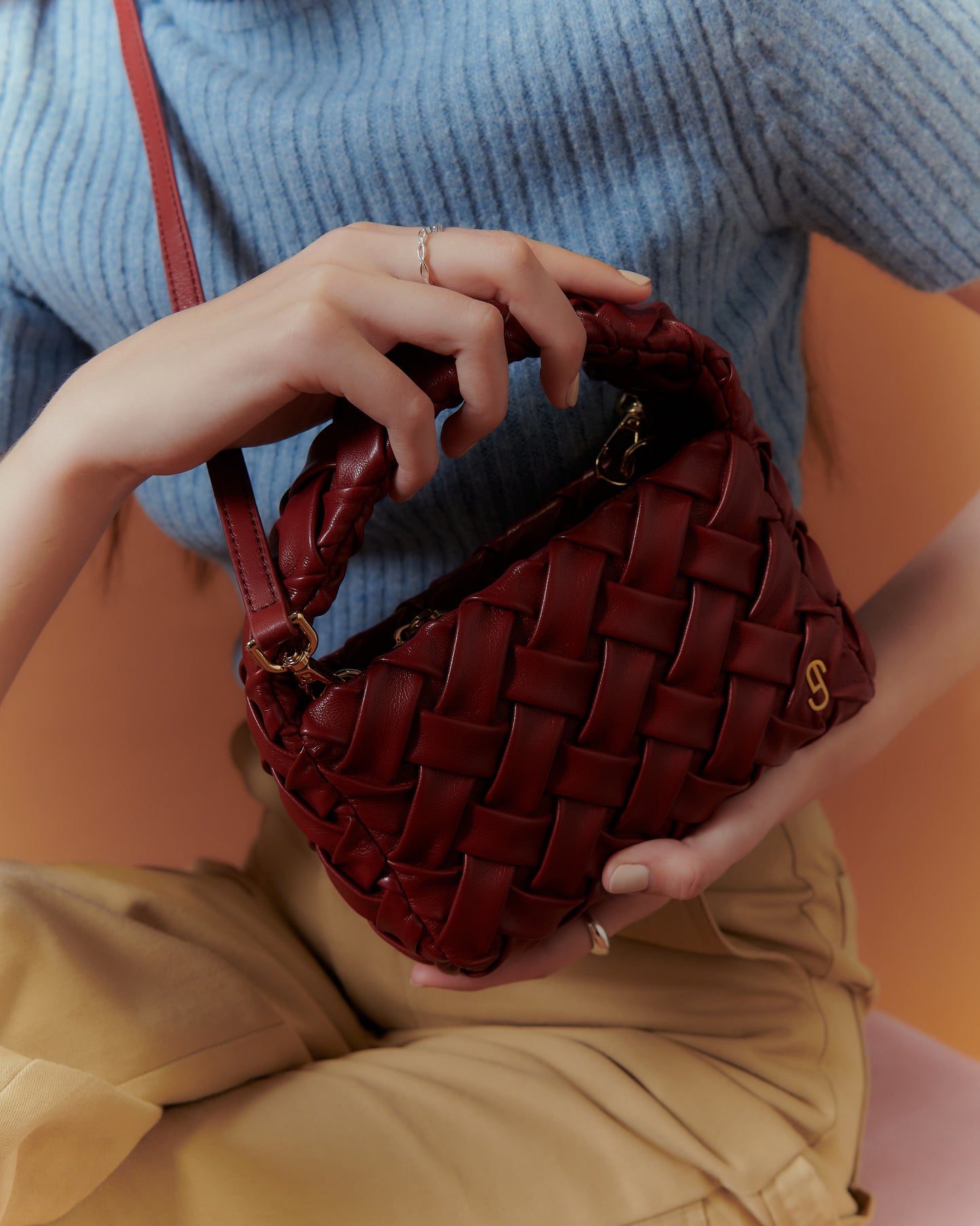 MINI PARIS HANDBAG - RED