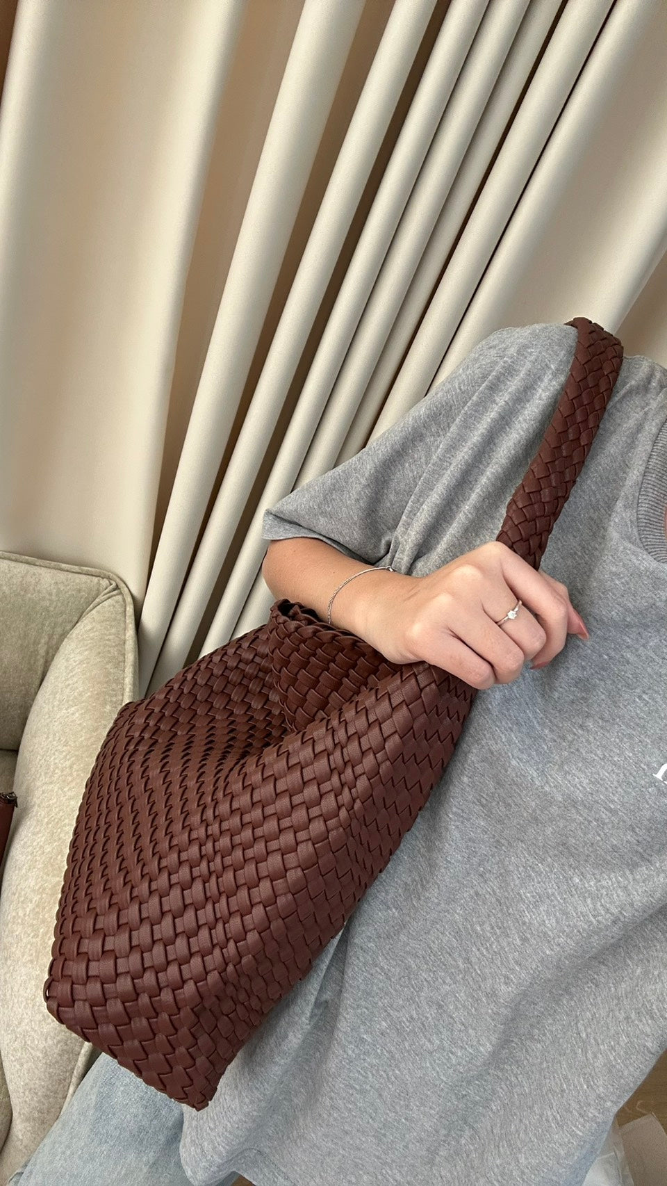 PIPER TOTE - CHESTNUT