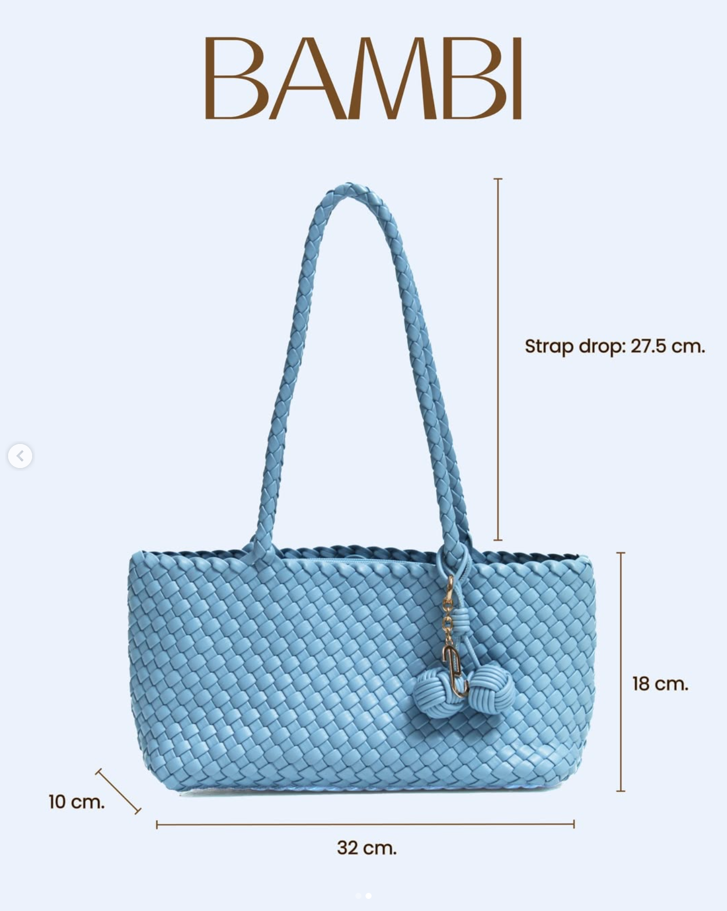 BAMBI SHOULDER BAG - TAUPE