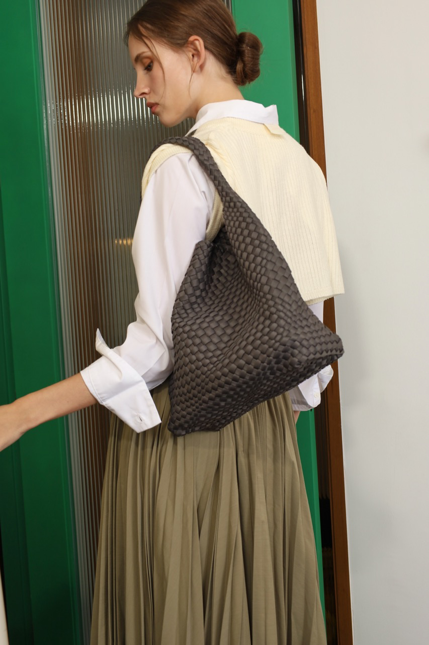 PIPER TOTE FABRIC - GREY