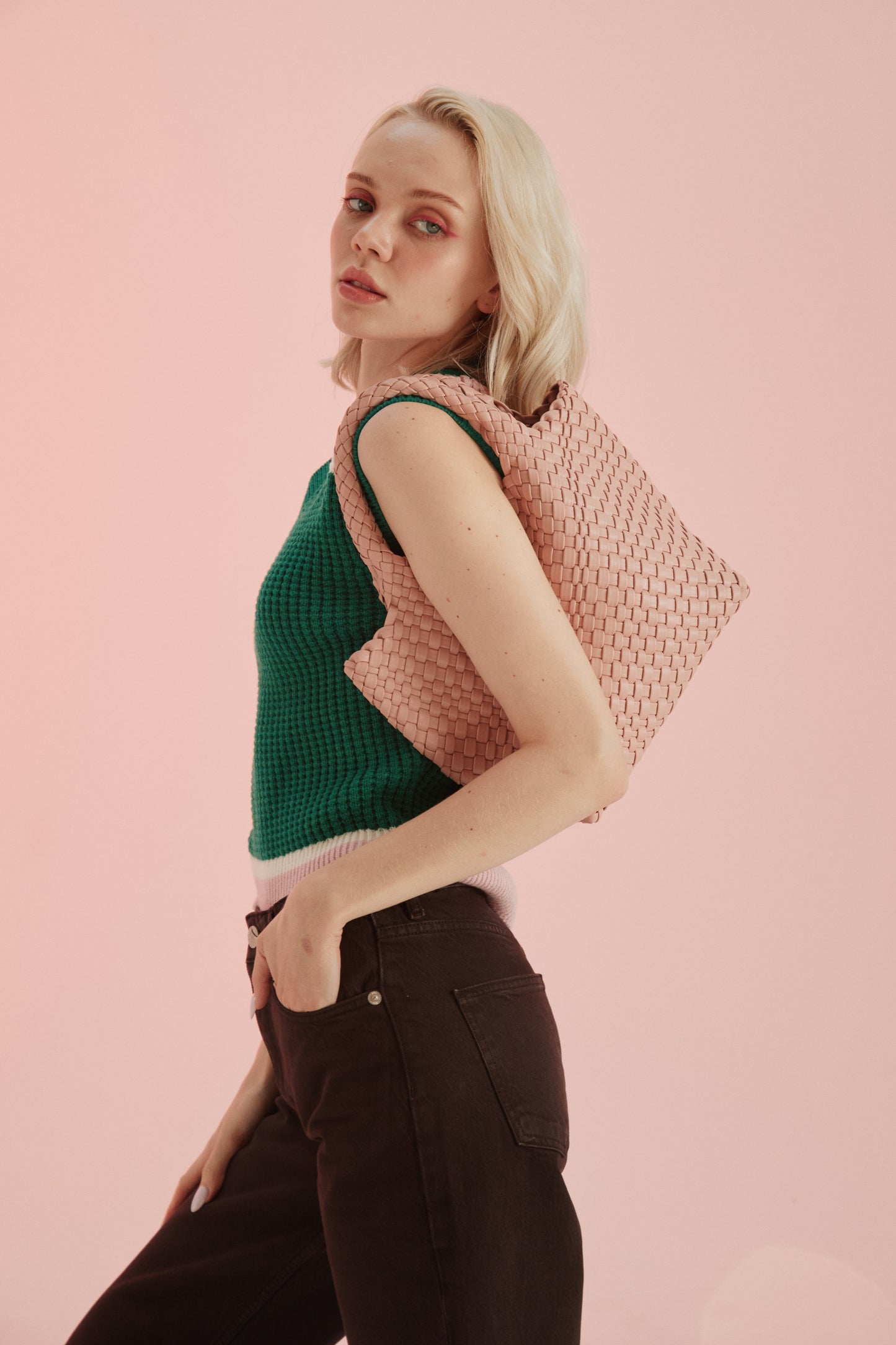 PUN PUN HANDBAG -BABY PINK