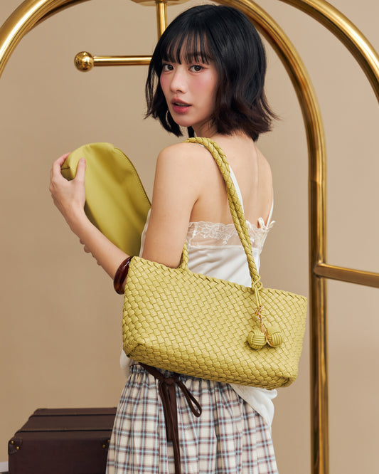 BAMBI SHOULDER BAG - PISTACHIO