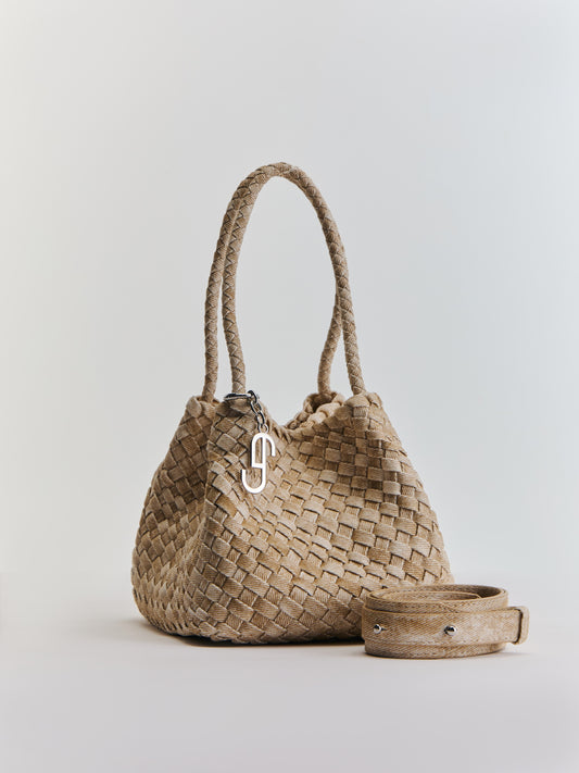 WONTON BAG - MILK TEA DENIM