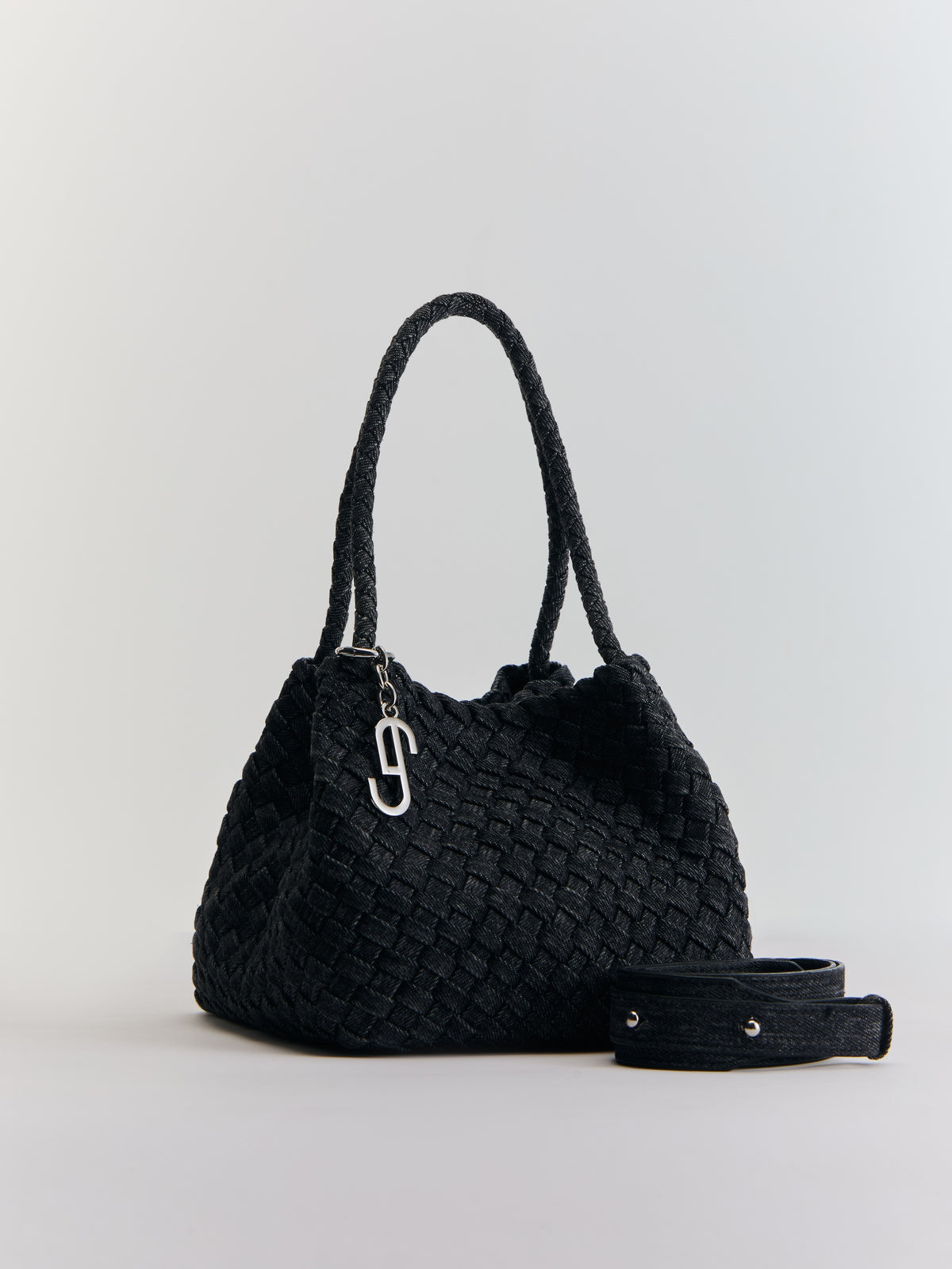 WONTON BAG - BLACK DENIM