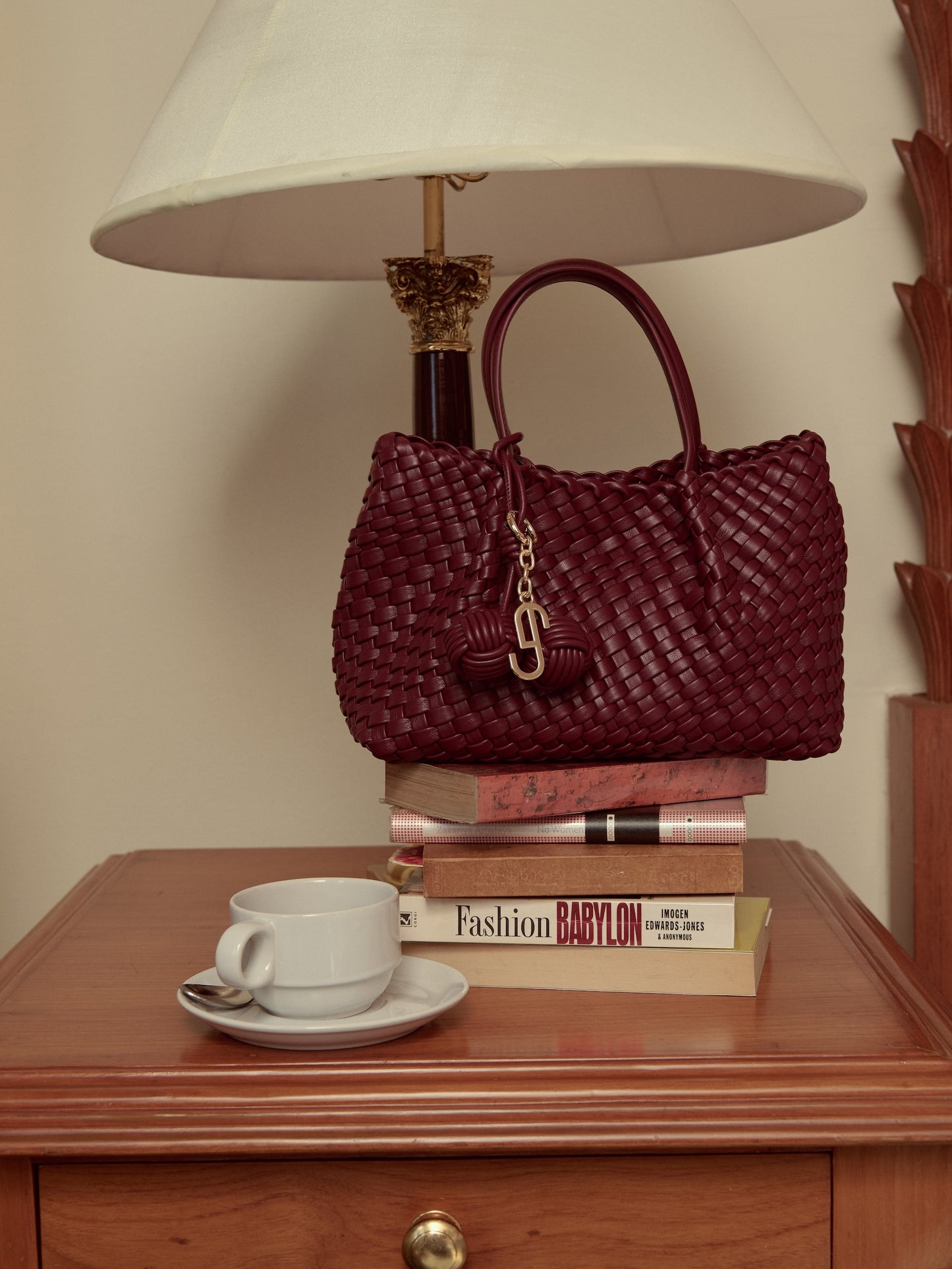 DANI HANDBAG - BURGUNDY