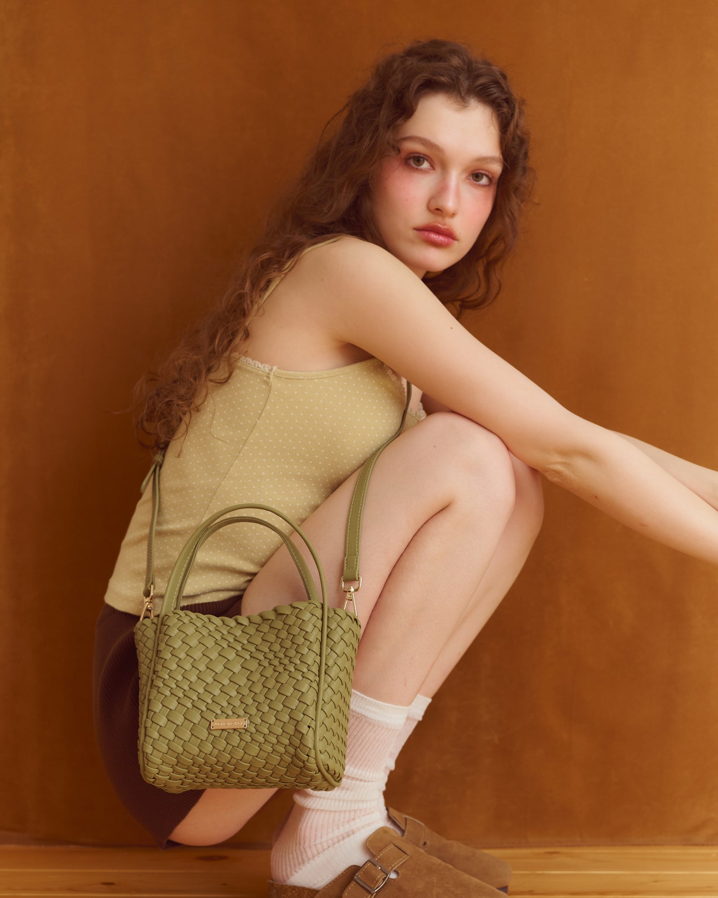 PAIGE HANDBAG - OLIVE GREEN