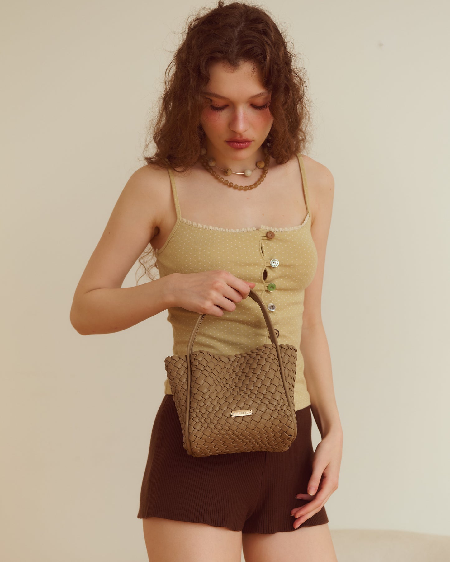 PAIGE HANDBAG - TAUPE