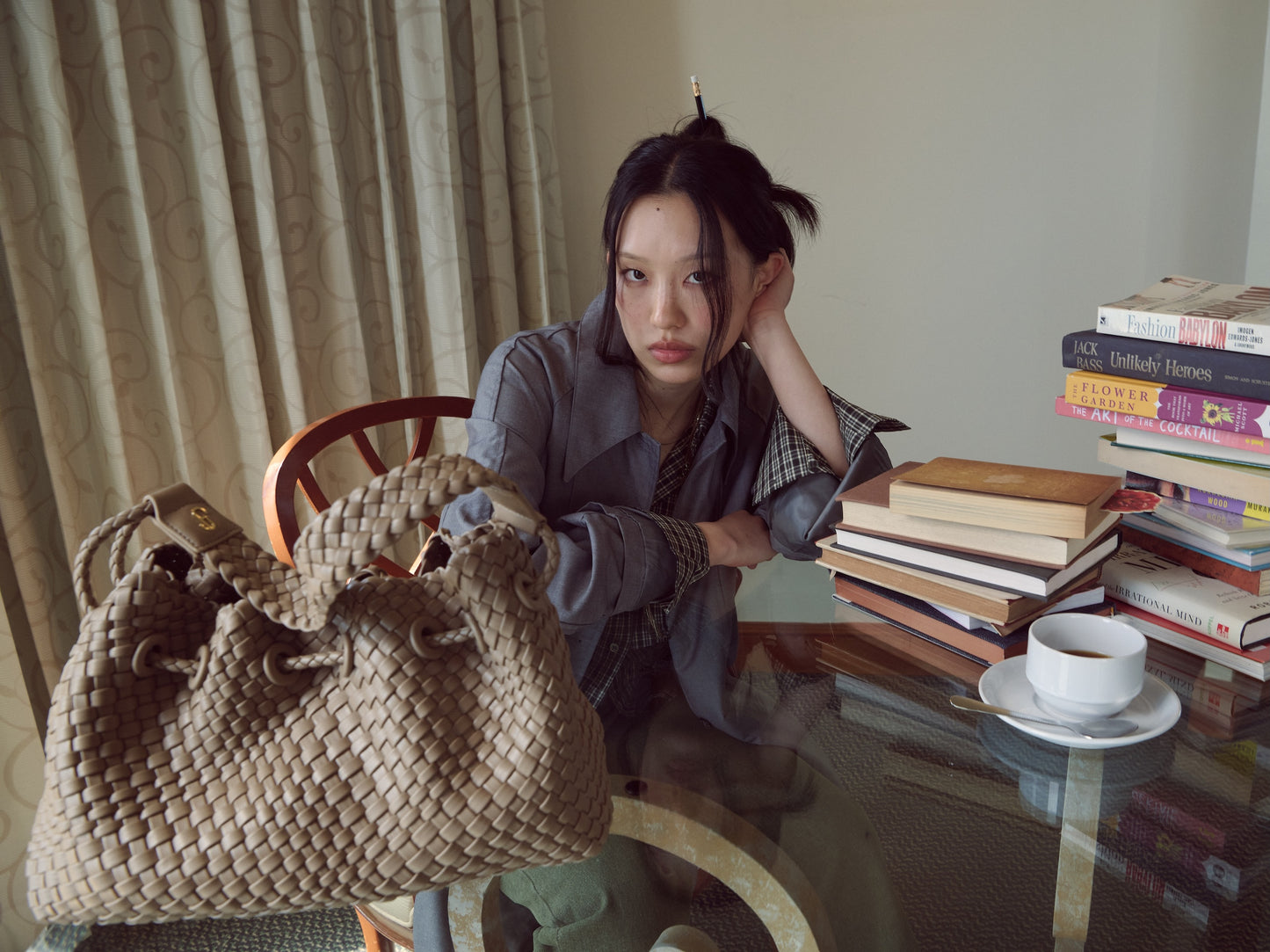 PUFF BAG - TAUPE