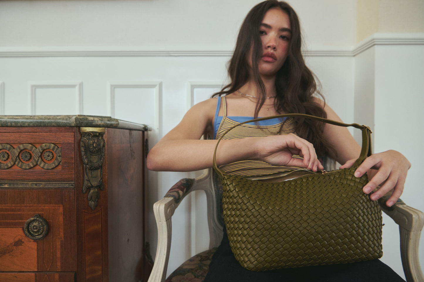 AUDREY MEDIUM - OLIVE GREEN