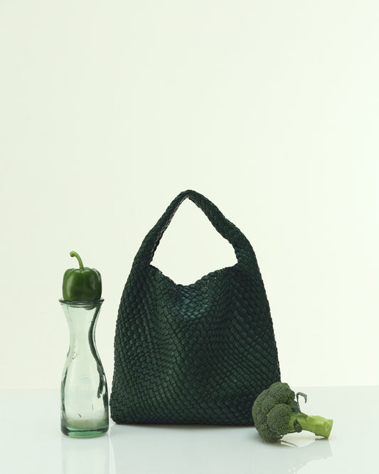 PIPER TOTE - DARK GREEN