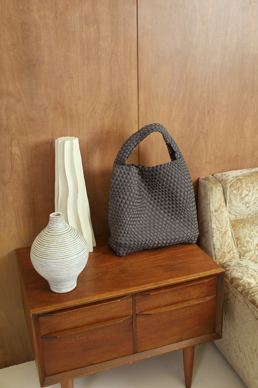 PIPER TOTE FABRIC - GREY